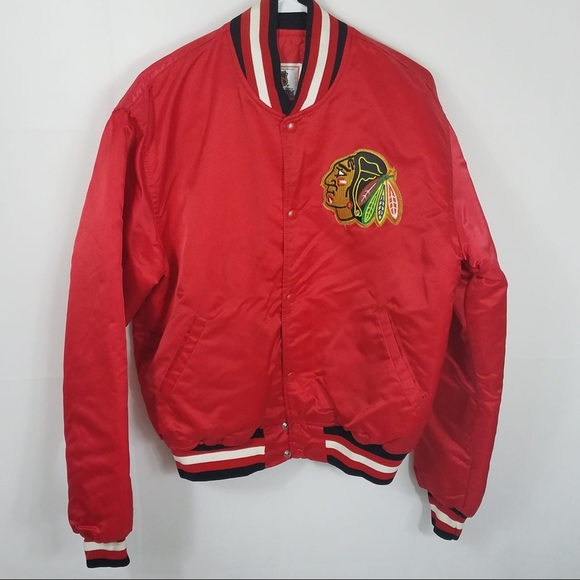 blackhawks varsity jacket